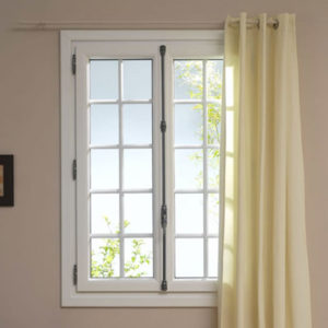 guide en fenêtre pvc